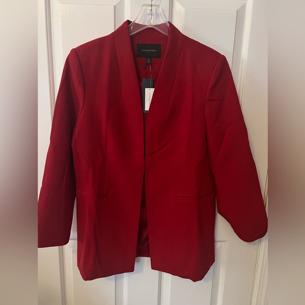 New Red blazer